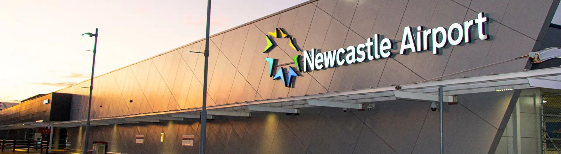 Newcastle Airport Front of Terminal