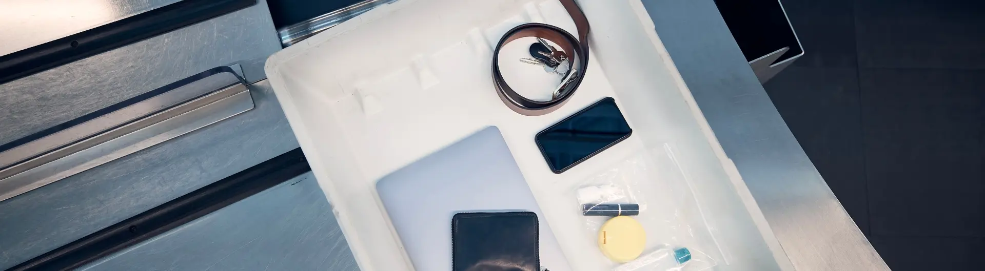 Security screening tray