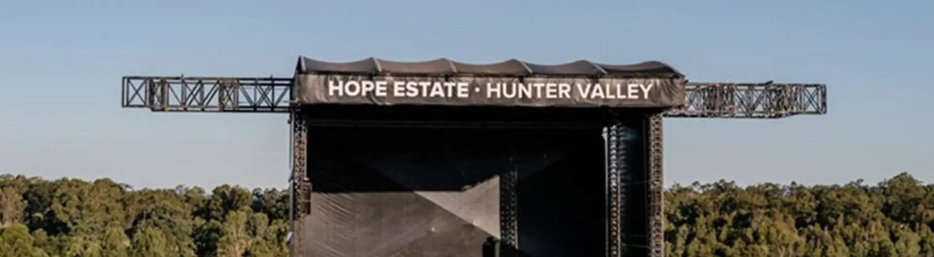 Hope estate concert stage