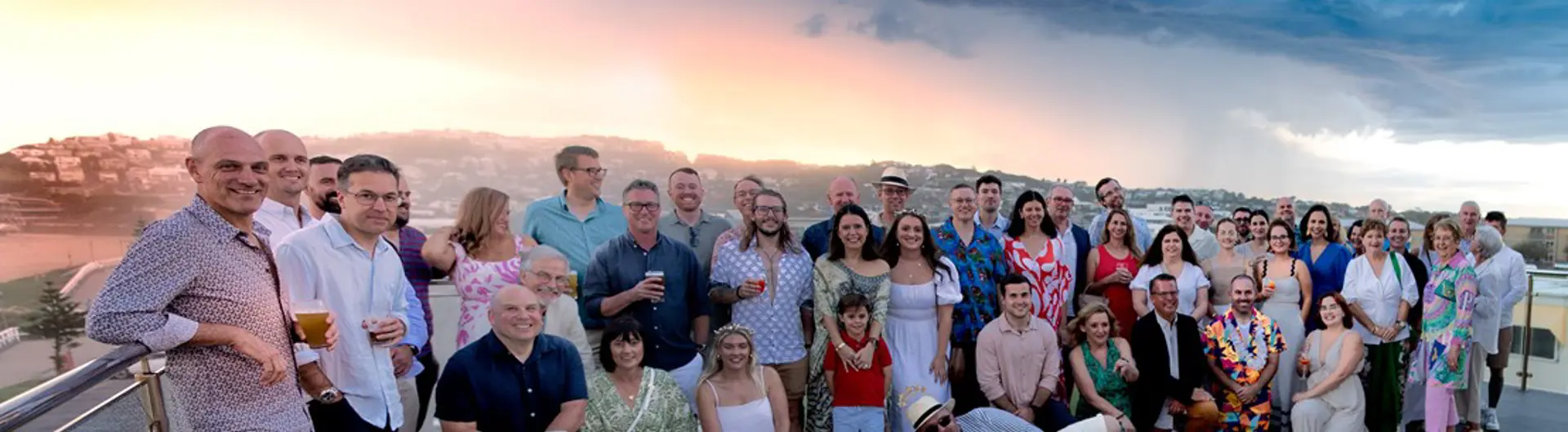 Newcastle Airport staff at Cooks Hill Surf Club